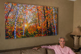 Shall We Dance 30" by 52.5", 36" by 62", and 43" by 76" Diptych