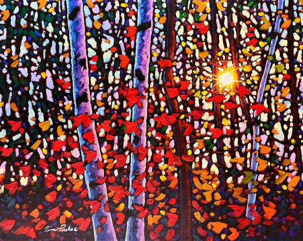 *ORIGINAL OIL* Autumn Ablaze 16" by 20"