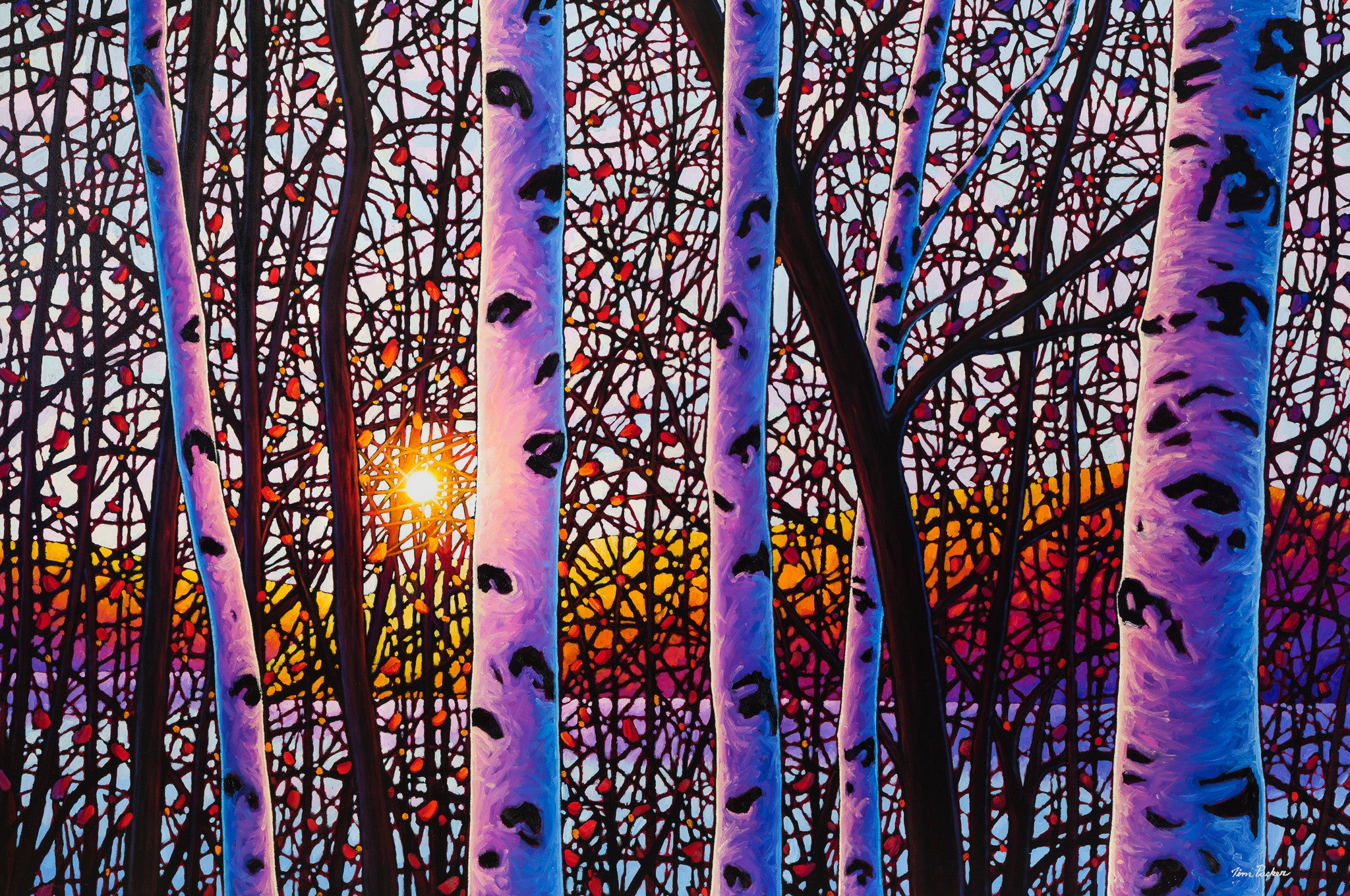A Morning to Remember 38" by 57" and 48" by 72" Diptych