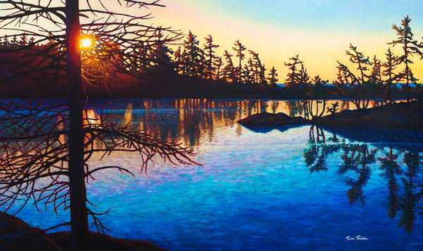 Blue Tranquility 30" by 50" and 36" by 60"