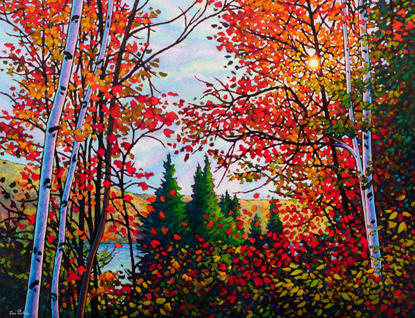 October Romance 36" by 48"